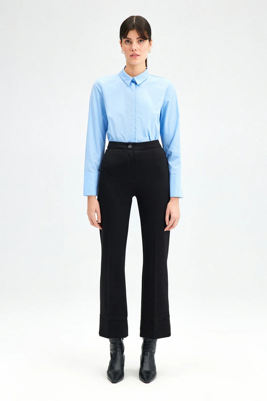 Yüksek Bel Örme Pantolon