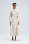 TOUCHÉ Ecru Lange Dames Jurk