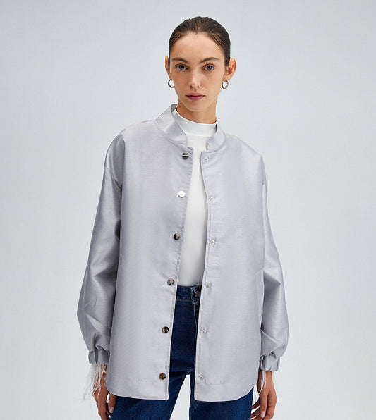 TOUCHÉ - Dames Stevig Jas Met Opstaande Kraag