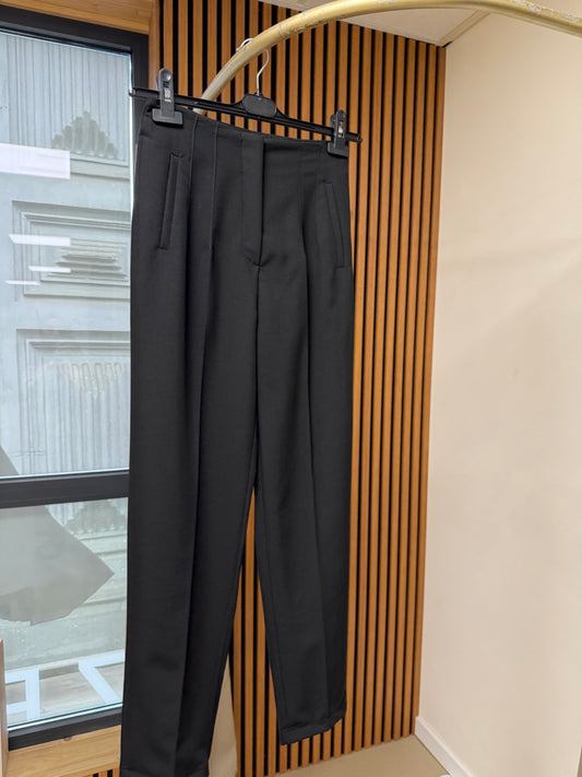 Zebux, Zwart broeken met hoge taille voor dames