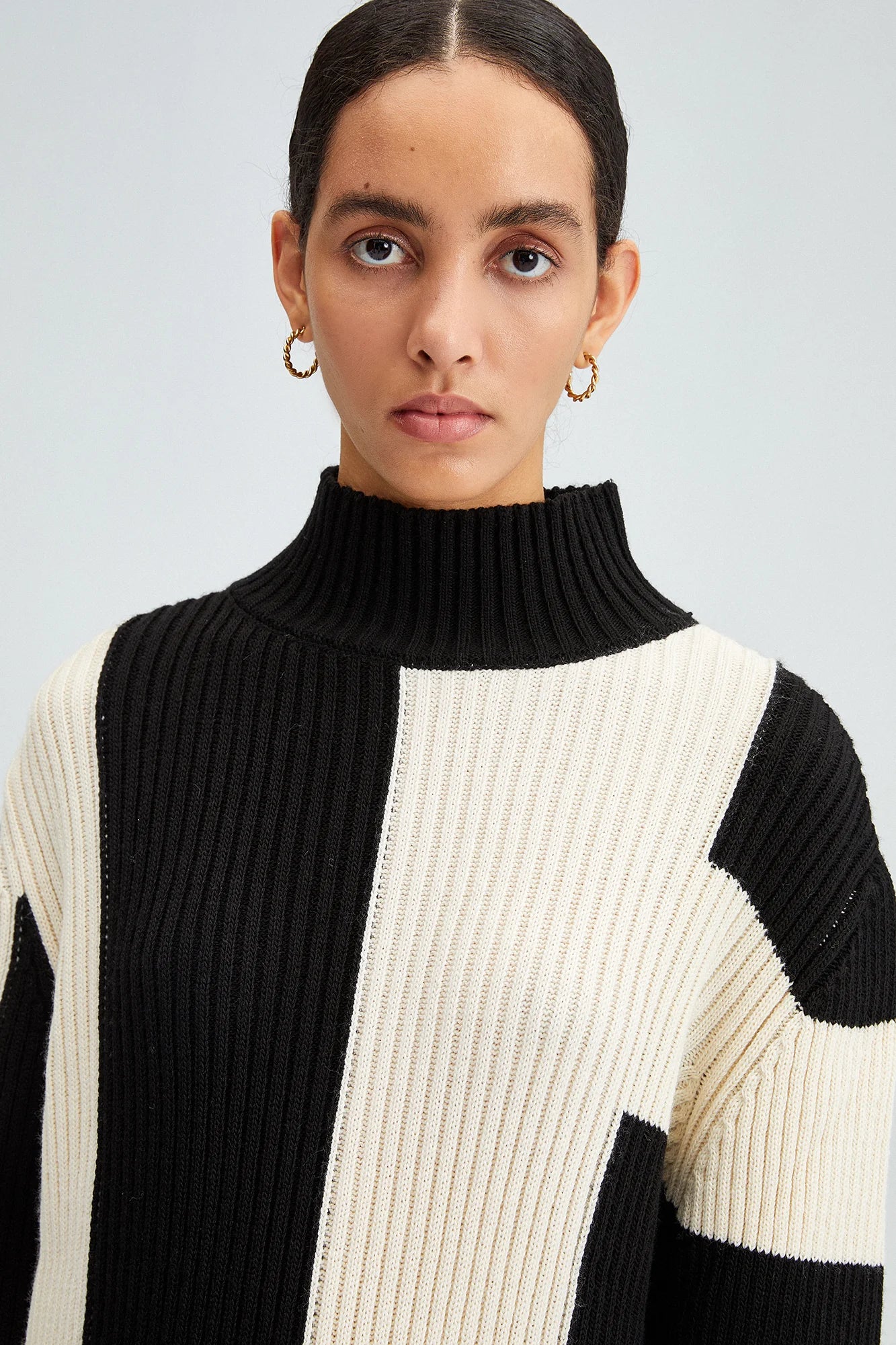 Sweater met kraag dames hotsell